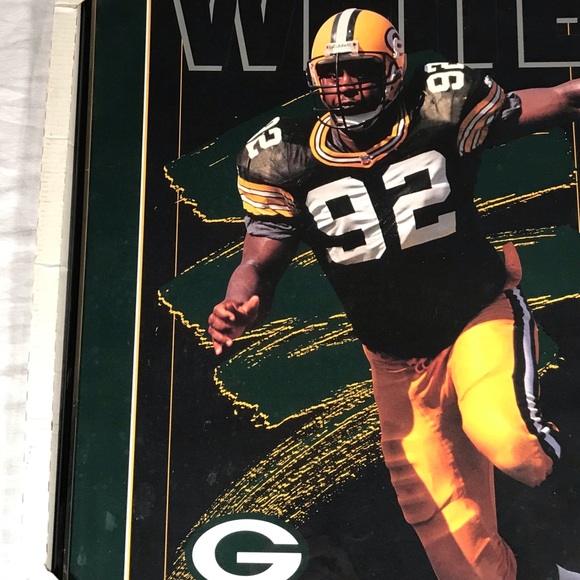 Vintage 1994 Green Bay Packers Framed Poster - Picture 3 of 7